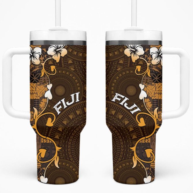 Fiji Islands Masi Custom Stanley Quencher 40Oz Stainless Steel Tumbler