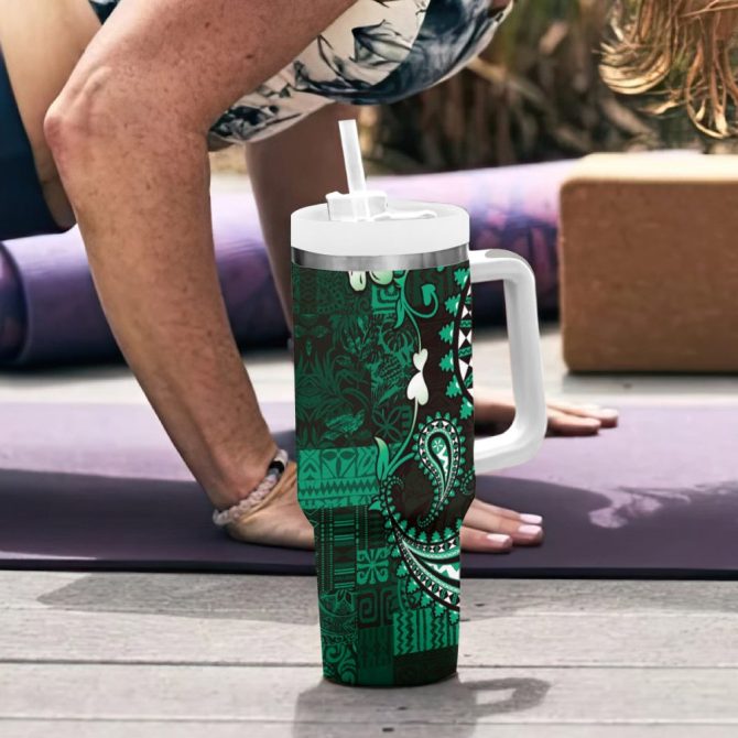 Fiji Islands Masi Custom Stanley Quencher 40Oz Stainless Steel Tumbler - Image 7