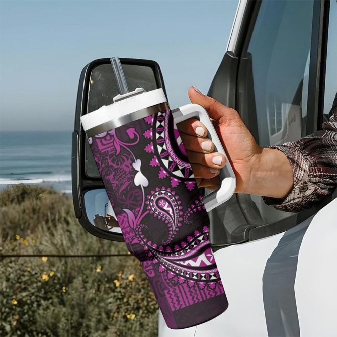 Fiji Islands Masi Custom Stanley Quencher 40Oz Stainless Steel Tumbler - Image 8