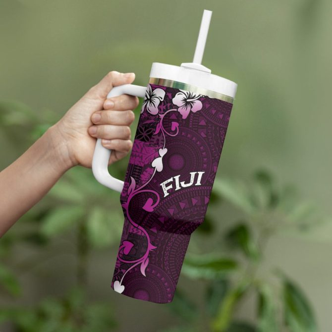 Fiji Islands Masi Custom Stanley Quencher 40Oz Stainless Steel Tumbler - Image 4