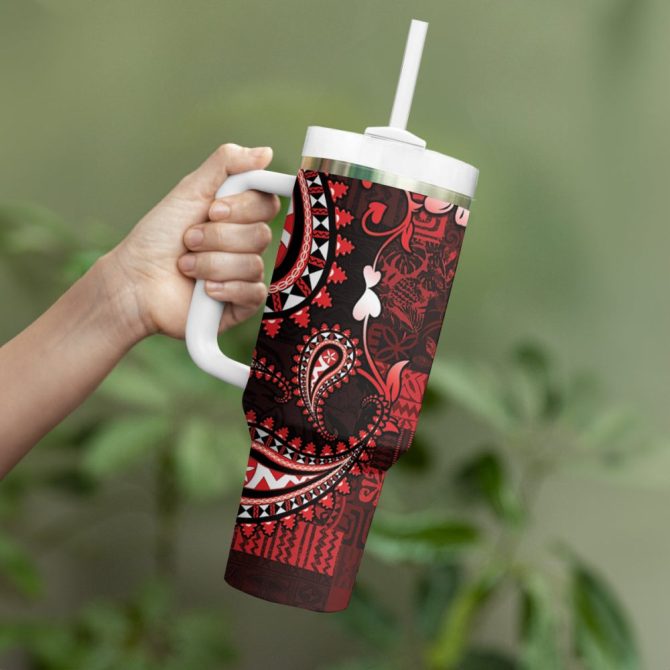Fiji Islands Masi Custom Stanley Quencher 40Oz Stainless Steel Tumbler - Image 4