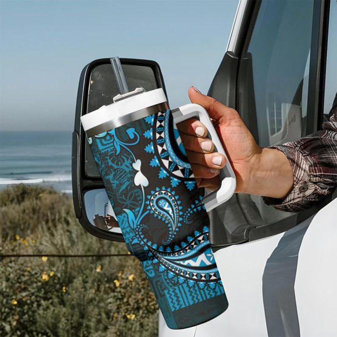 Fiji Islands Masi Custom Stanley Quencher 40Oz Stainless Steel Tumbler - Image 8