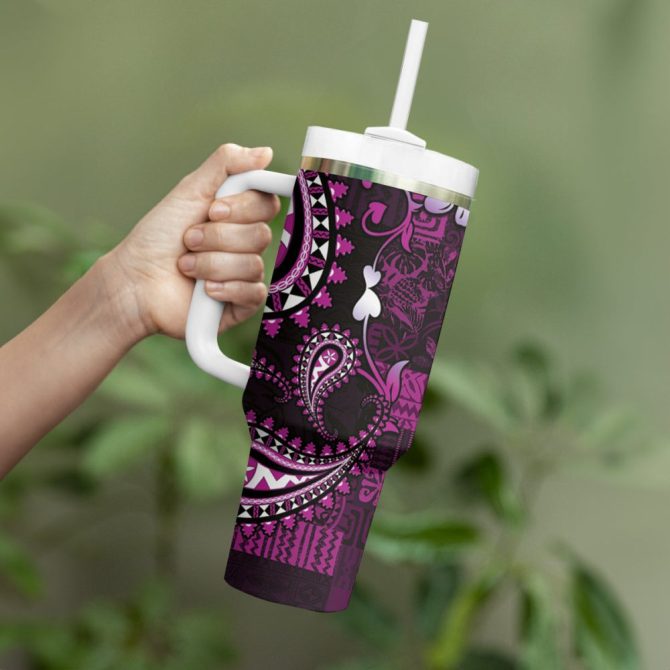 Fiji Islands Masi Custom Stanley Quencher 40Oz Stainless Steel Tumbler - Image 4