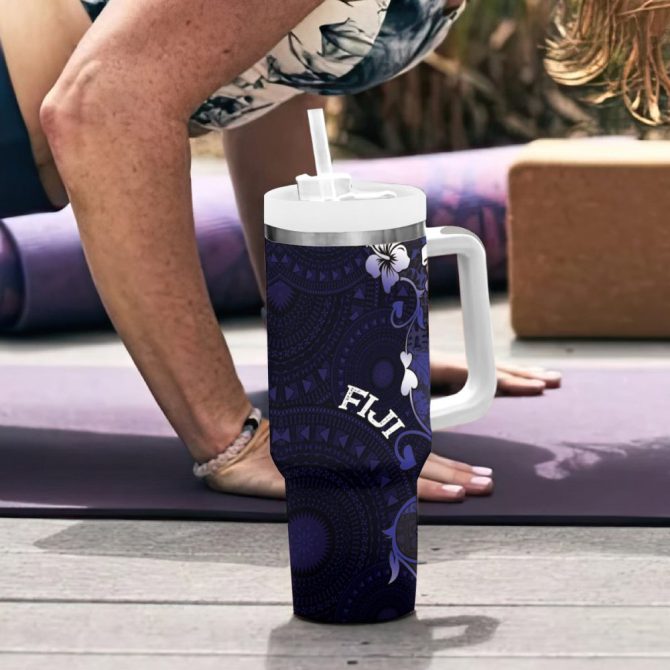 Fiji Islands Masi Custom Stanley Quencher 40Oz Stainless Steel Tumbler - Image 7