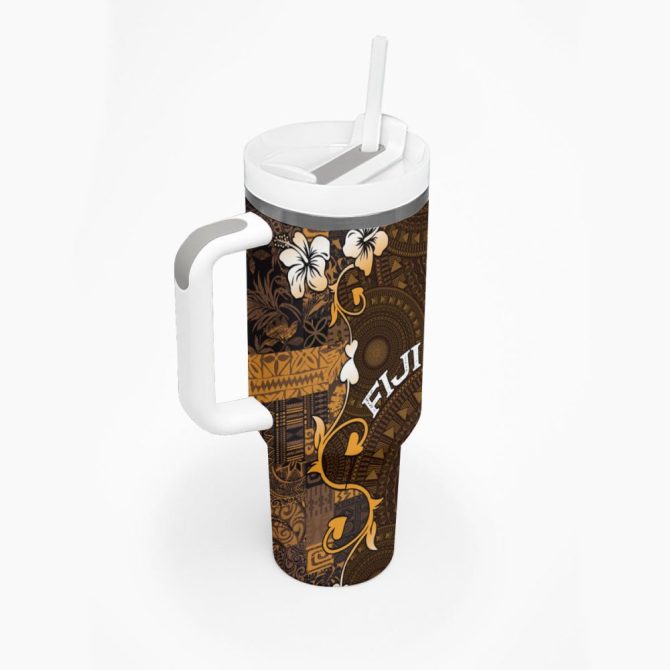 Fiji Islands Masi Custom Stanley Quencher 40Oz Stainless Steel Tumbler - Image 3