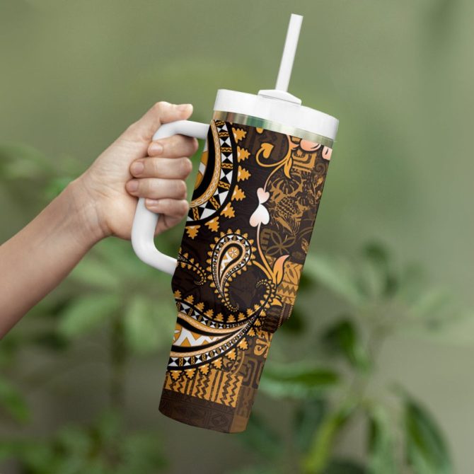 Fiji Islands Masi Custom Stanley Quencher 40Oz Stainless Steel Tumbler - Image 4