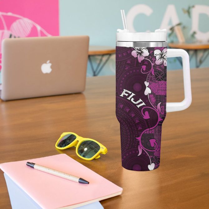 Fiji Islands Masi Custom Stanley Quencher 40Oz Stainless Steel Tumbler - Image 6