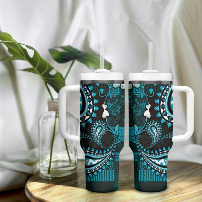 Fiji Islands Masi Custom Stanley Quencher 40Oz Stainless Steel Tumbler - Image 10