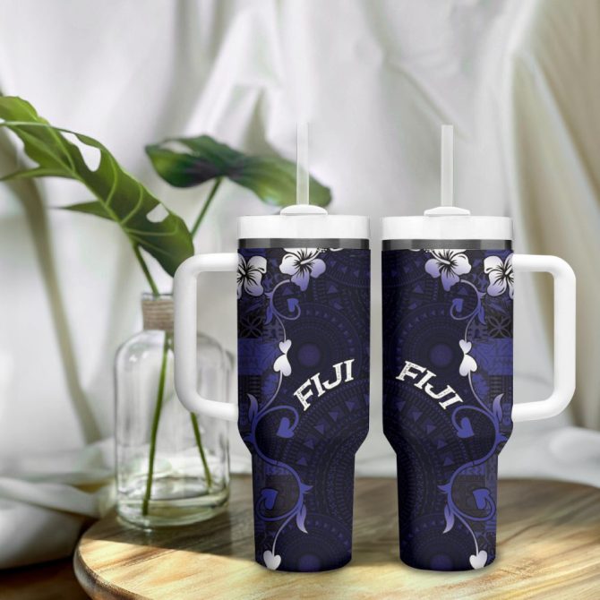 Fiji Islands Masi Custom Stanley Quencher 40Oz Stainless Steel Tumbler - Image 10