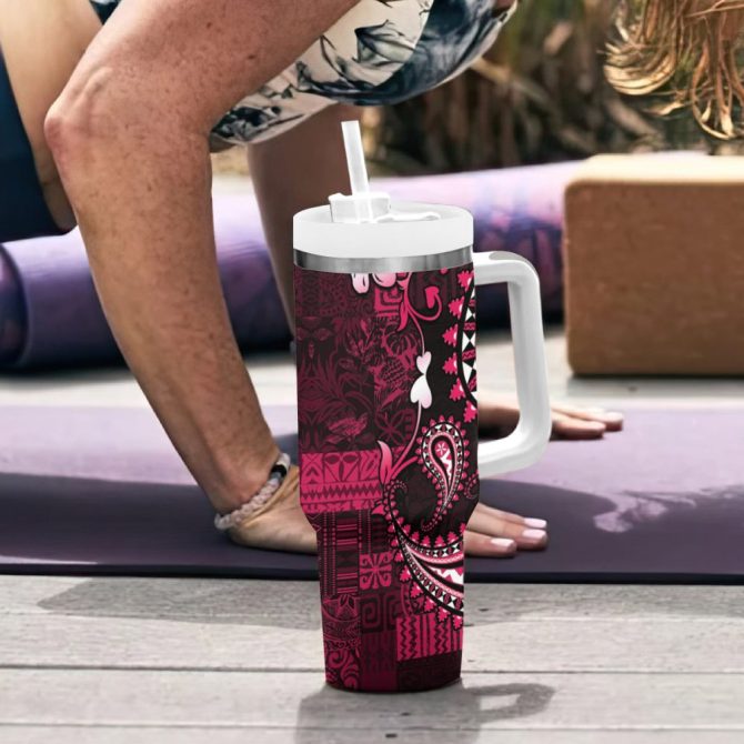 Fiji Islands Masi Custom Stanley Quencher 40Oz Stainless Steel Tumbler - Image 7