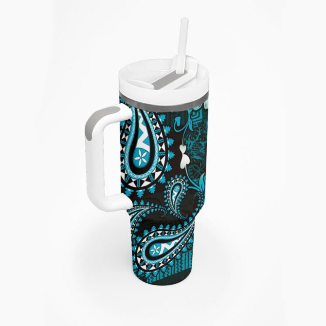 Fiji Islands Masi Custom Stanley Quencher 40Oz Stainless Steel Tumbler - Image 3