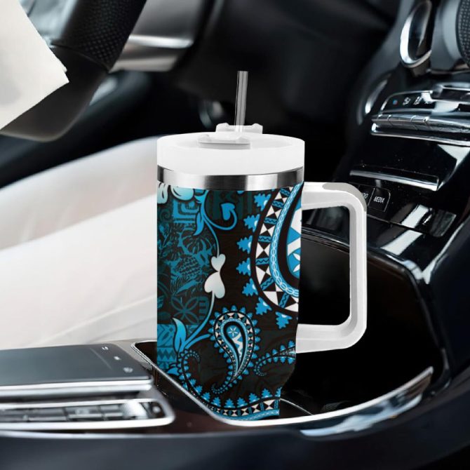 Fiji Islands Masi Custom Stanley Quencher 40Oz Stainless Steel Tumbler - Image 9
