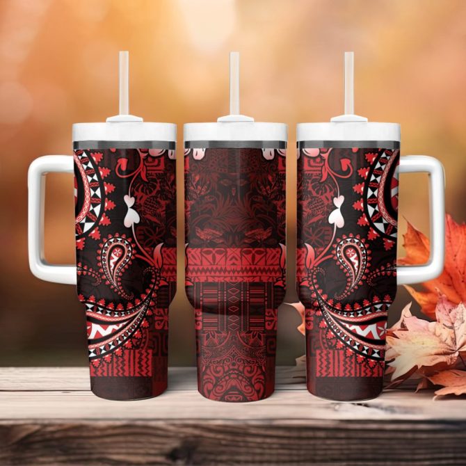Fiji Islands Masi Custom Stanley Quencher 40Oz Stainless Steel Tumbler - Image 5
