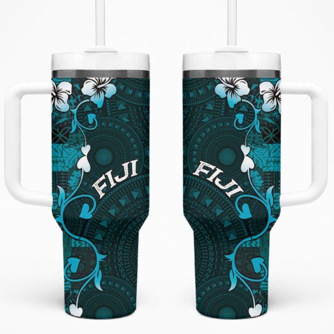 Fiji Islands Masi Custom Stanley Quencher 40Oz Stainless Steel Tumbler