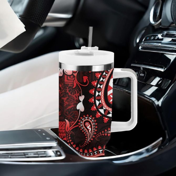Fiji Islands Masi Custom Stanley Quencher 40Oz Stainless Steel Tumbler - Image 9