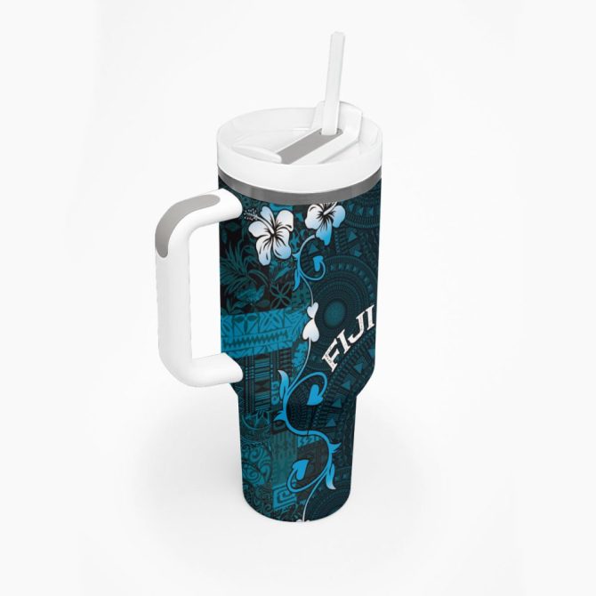 Fiji Islands Masi Custom Stanley Quencher 40Oz Stainless Steel Tumbler - Image 3