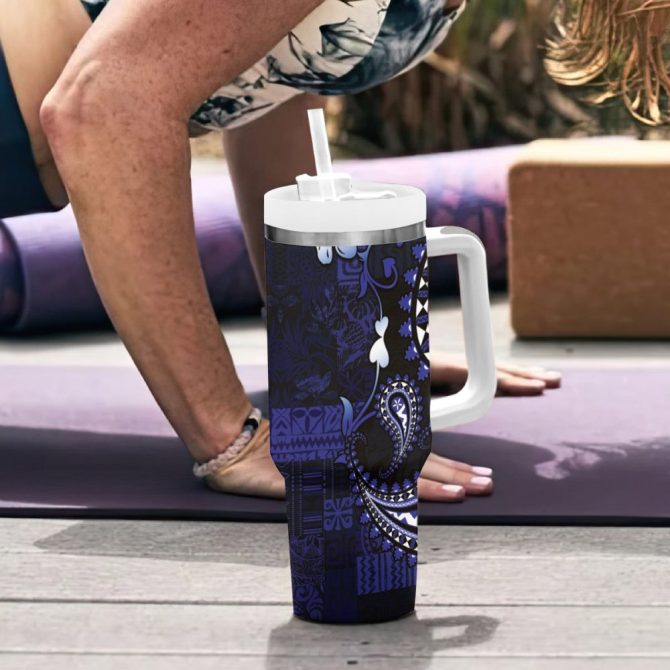 Fiji Islands Masi Custom Stanley Quencher 40Oz Stainless Steel Tumbler - Image 7