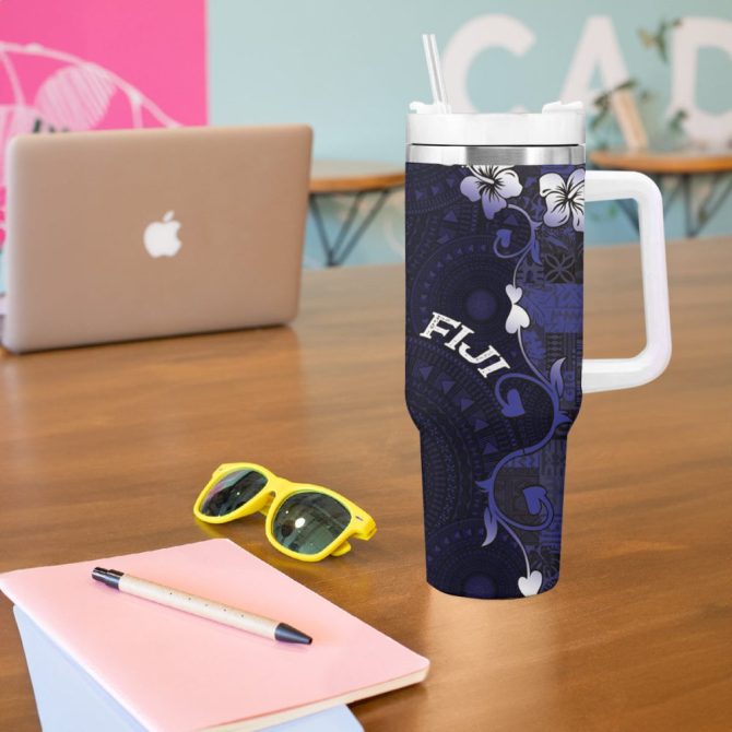 Fiji Islands Masi Custom Stanley Quencher 40Oz Stainless Steel Tumbler - Image 6