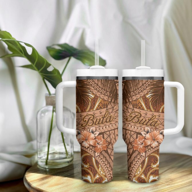 Fiji Islands Masi Custom Stanley Quencher 40Oz Stainless Steel Tumbler - Image 10