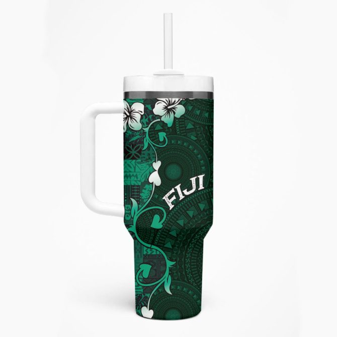 Fiji Islands Masi Custom Stanley Quencher 40Oz Stainless Steel Tumbler - Image 2