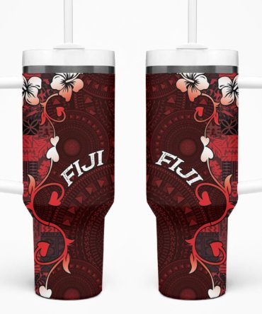 Fiji Islands Masi Custom Stanley Quencher 40Oz Stainless Steel Tumbler