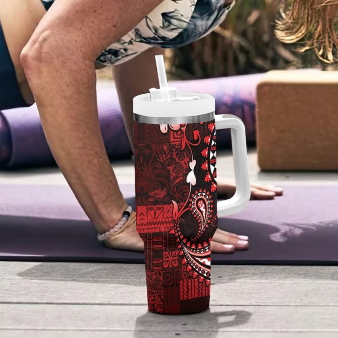Fiji Islands Masi Custom Stanley Quencher 40Oz Stainless Steel Tumbler - Image 7