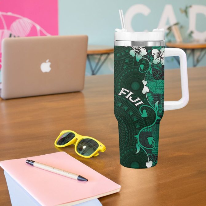 Fiji Islands Masi Custom Stanley Quencher 40Oz Stainless Steel Tumbler - Image 6
