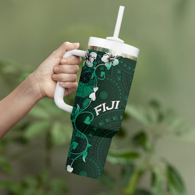 Fiji Islands Masi Custom Stanley Quencher 40Oz Stainless Steel Tumbler - Image 4