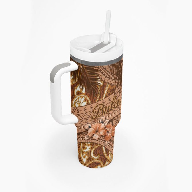 Fiji Islands Masi Custom Stanley Quencher 40Oz Stainless Steel Tumbler - Image 3