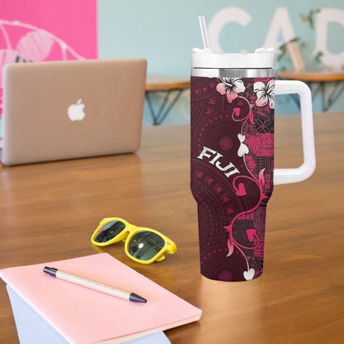 Fiji Islands Masi Custom Stanley Quencher 40Oz Stainless Steel Tumbler - Image 6