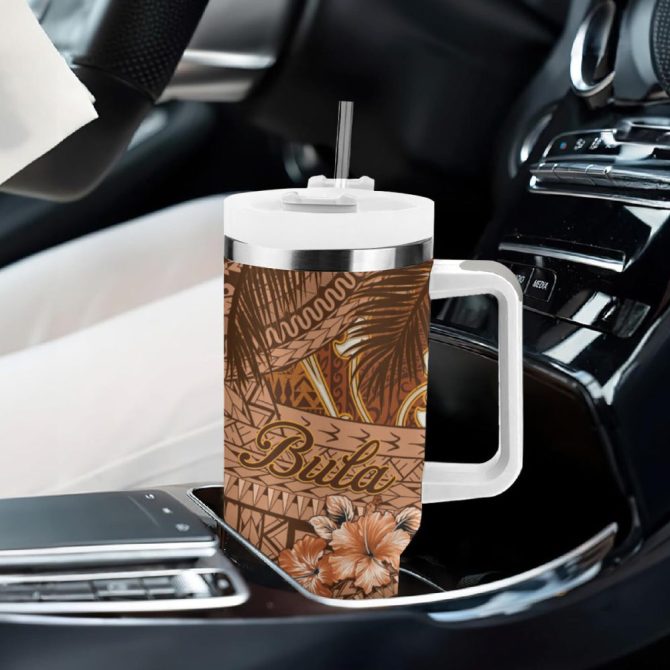 Fiji Islands Masi Custom Stanley Quencher 40Oz Stainless Steel Tumbler - Image 9