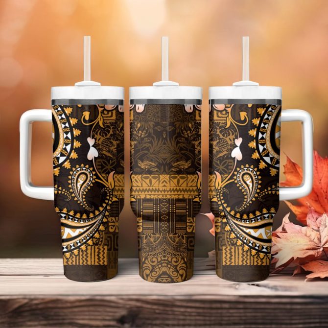 Fiji Islands Masi Custom Stanley Quencher 40Oz Stainless Steel Tumbler - Image 5
