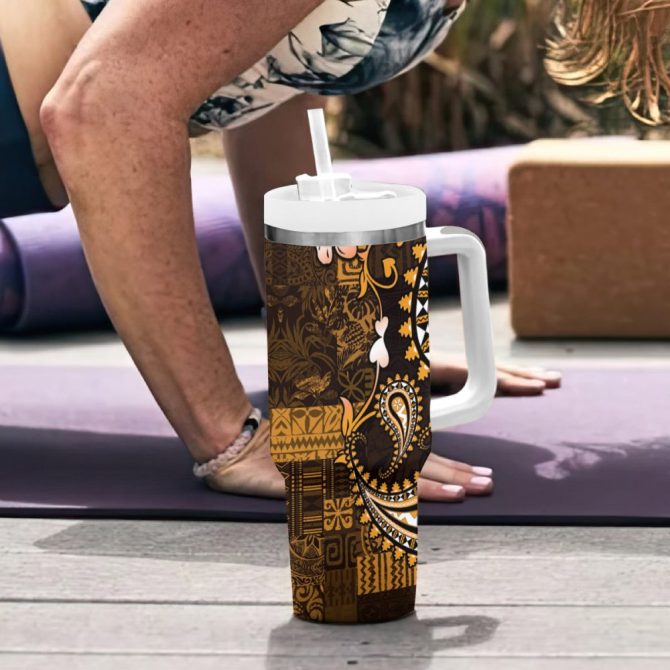 Fiji Islands Masi Custom Stanley Quencher 40Oz Stainless Steel Tumbler - Image 7