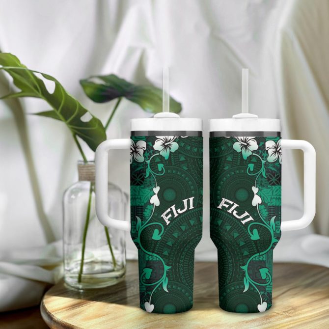 Fiji Islands Masi Custom Stanley Quencher 40Oz Stainless Steel Tumbler - Image 10