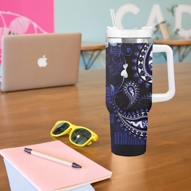 Fiji Islands Masi Custom Stanley Quencher 40Oz Stainless Steel Tumbler - Image 6