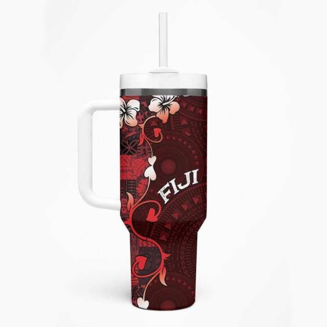 Fiji Islands Masi Custom Stanley Quencher 40Oz Stainless Steel Tumbler - Image 2