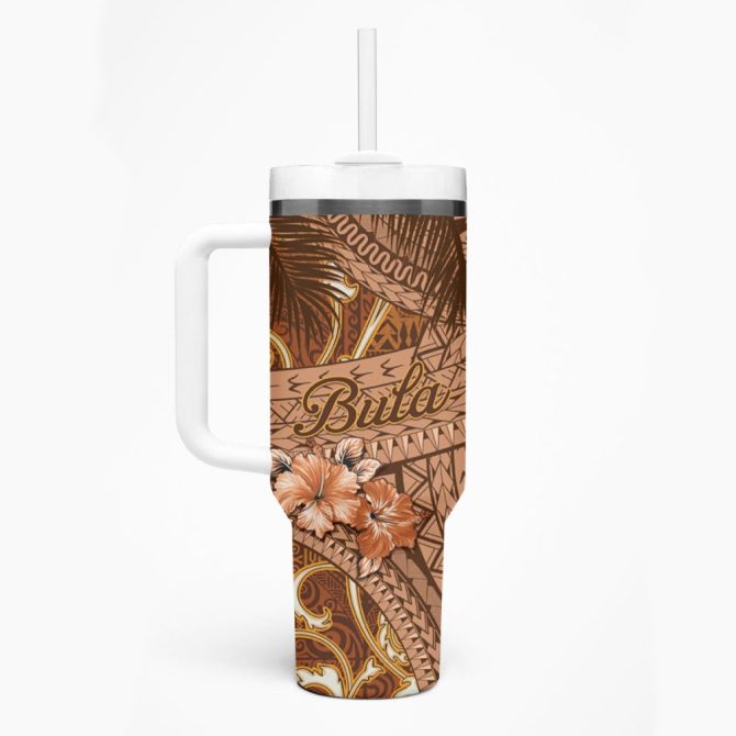 Fiji Islands Masi Custom Stanley Quencher 40Oz Stainless Steel Tumbler - Image 2