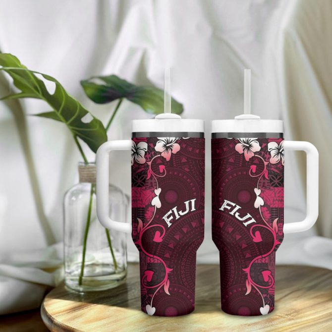 Fiji Islands Masi Custom Stanley Quencher 40Oz Stainless Steel Tumbler - Image 10