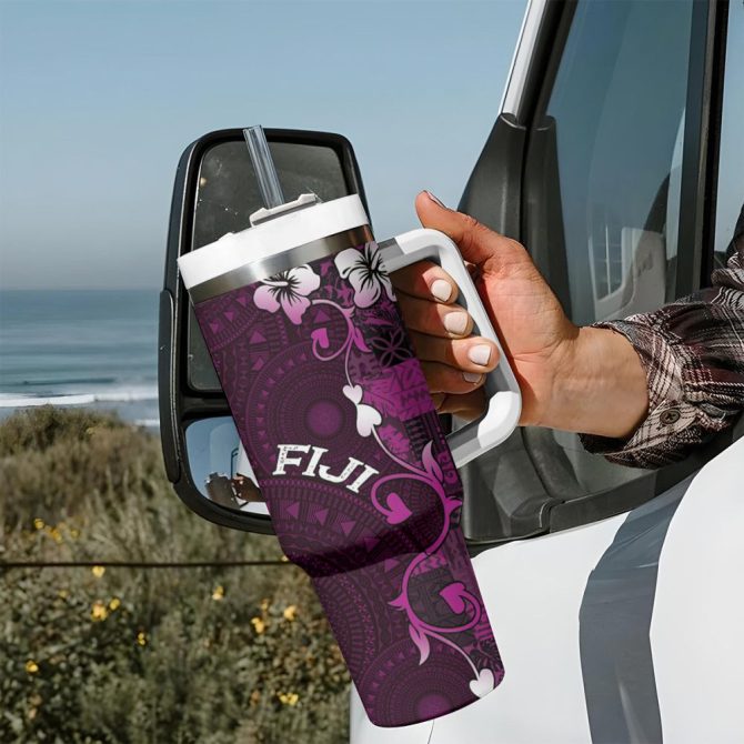 Fiji Islands Masi Custom Stanley Quencher 40Oz Stainless Steel Tumbler - Image 8
