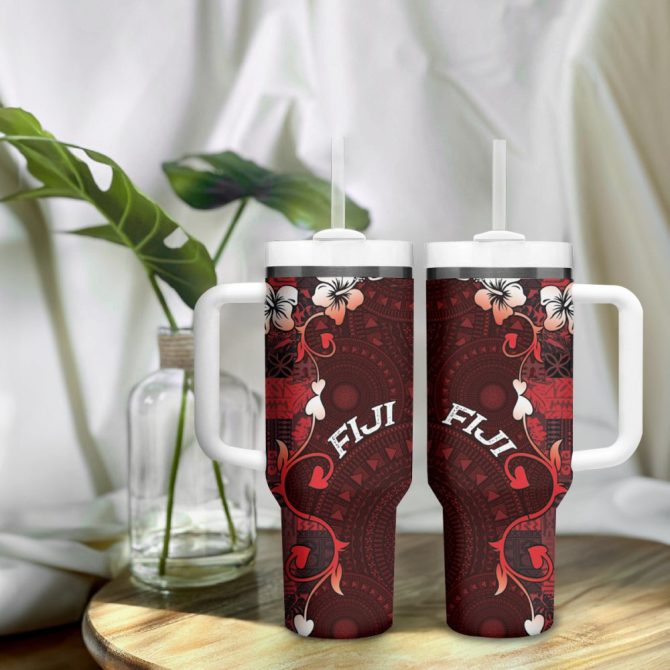 Fiji Islands Masi Custom Stanley Quencher 40Oz Stainless Steel Tumbler - Image 10