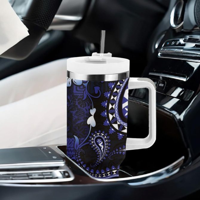 Fiji Islands Masi Custom Stanley Quencher 40Oz Stainless Steel Tumbler - Image 9