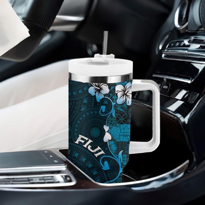 Fiji Islands Masi Custom Stanley Quencher 40Oz Stainless Steel Tumbler - Image 9