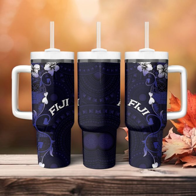 Fiji Islands Masi Custom Stanley Quencher 40Oz Stainless Steel Tumbler - Image 5