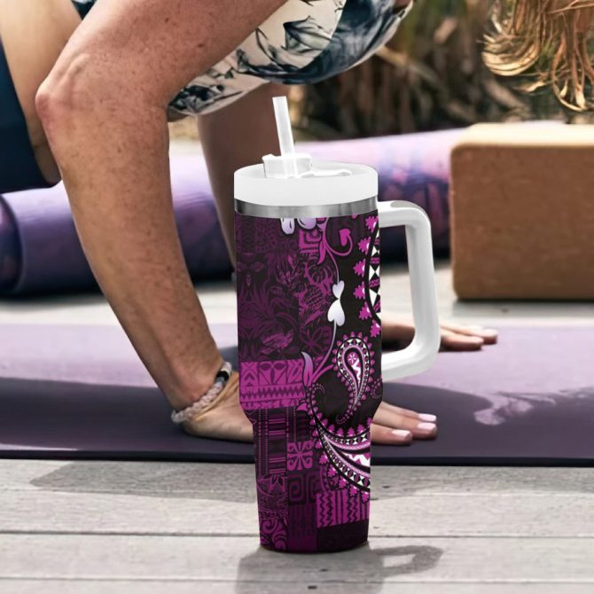 Fiji Islands Masi Custom Stanley Quencher 40Oz Stainless Steel Tumbler - Image 7