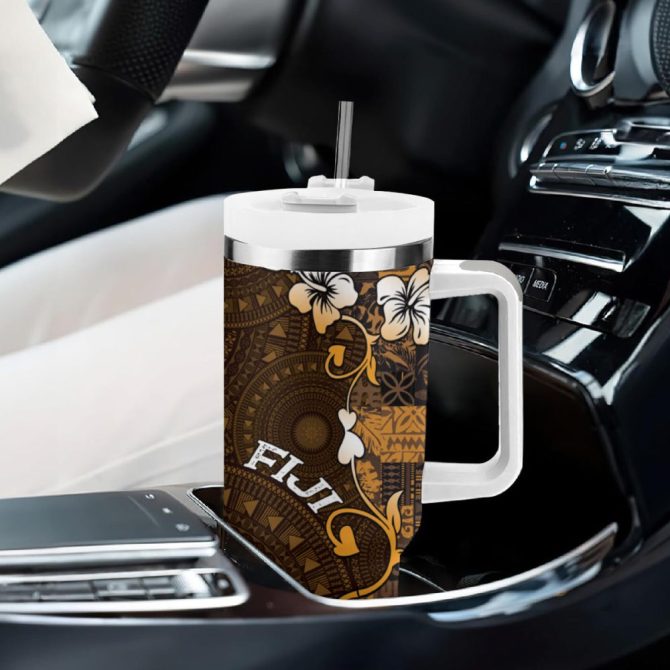 Fiji Islands Masi Custom Stanley Quencher 40Oz Stainless Steel Tumbler - Image 9
