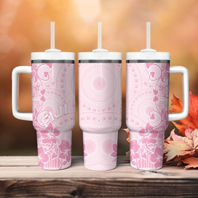 Fiji Islands Masi Custom Stanley Quencher 40Oz Stainless Steel Tumbler - Image 5