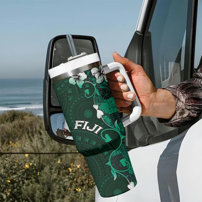 Fiji Islands Masi Custom Stanley Quencher 40Oz Stainless Steel Tumbler - Image 8