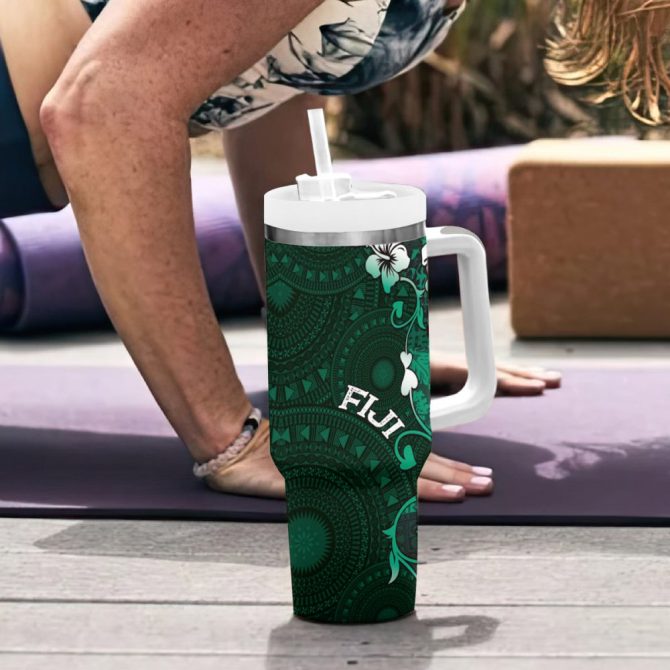 Fiji Islands Masi Custom Stanley Quencher 40Oz Stainless Steel Tumbler - Image 7