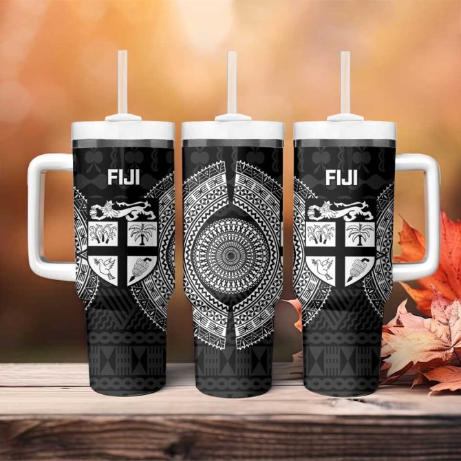 Fiji Rugby Sport Custom Stanley Quencher 40Oz Stainless Steel Tumbler - Image 4