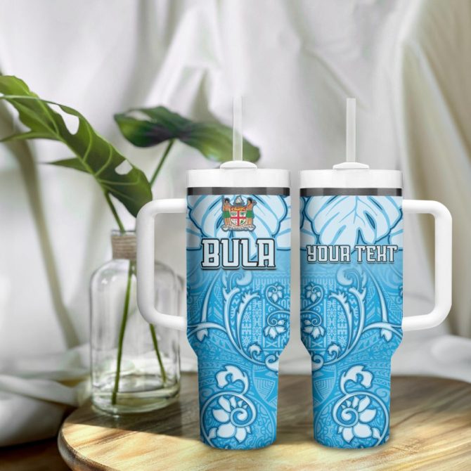 Fiji Spring Break Holiday Custom Stanley Quencher 40Oz Stainless Steel Tumbler - Image 10
